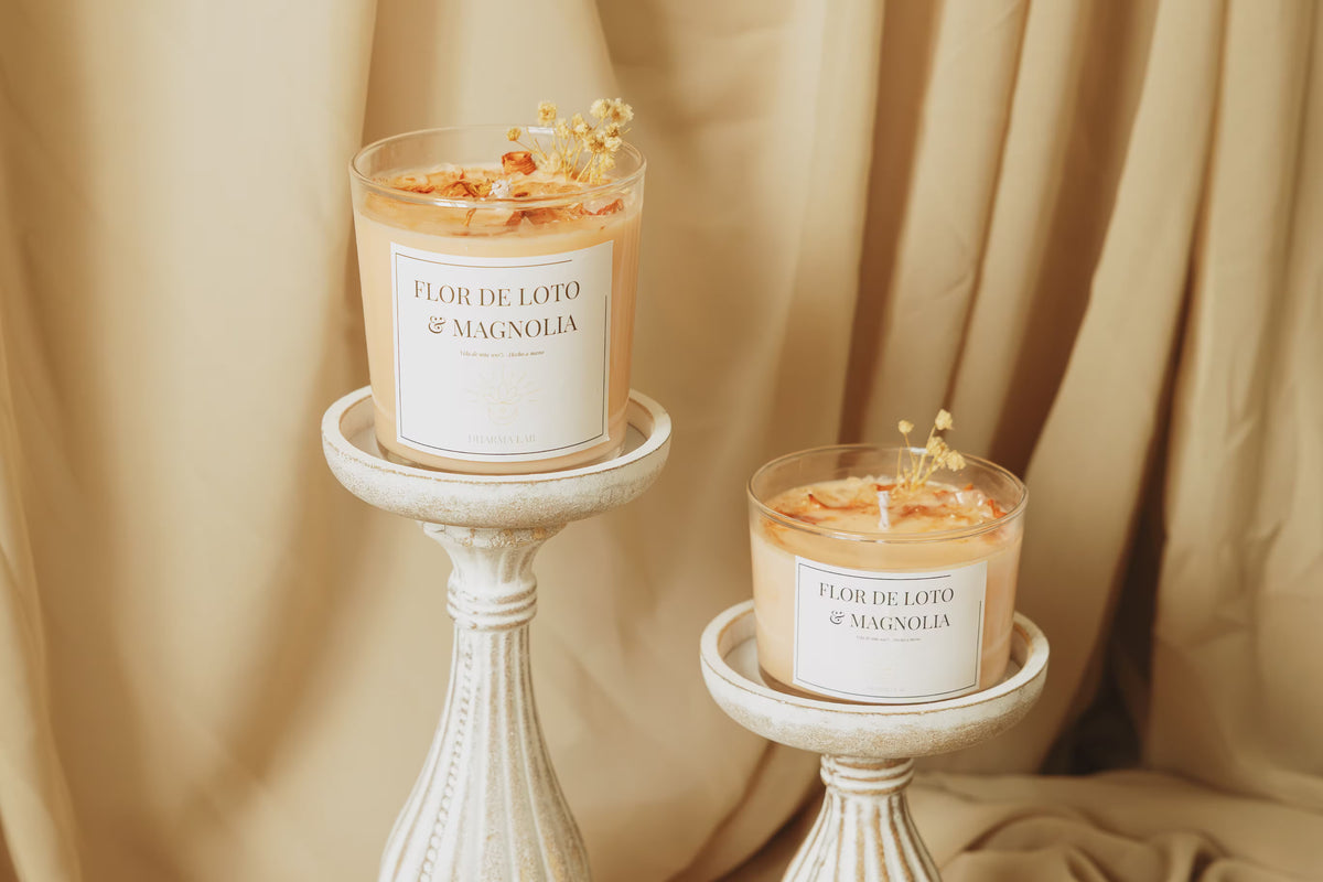 Vela Aromática 'Flor de Loto & Magnolia'