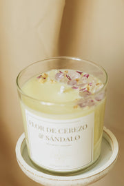 Vela Aromática  'Flor de Cerezo & Sándalo'