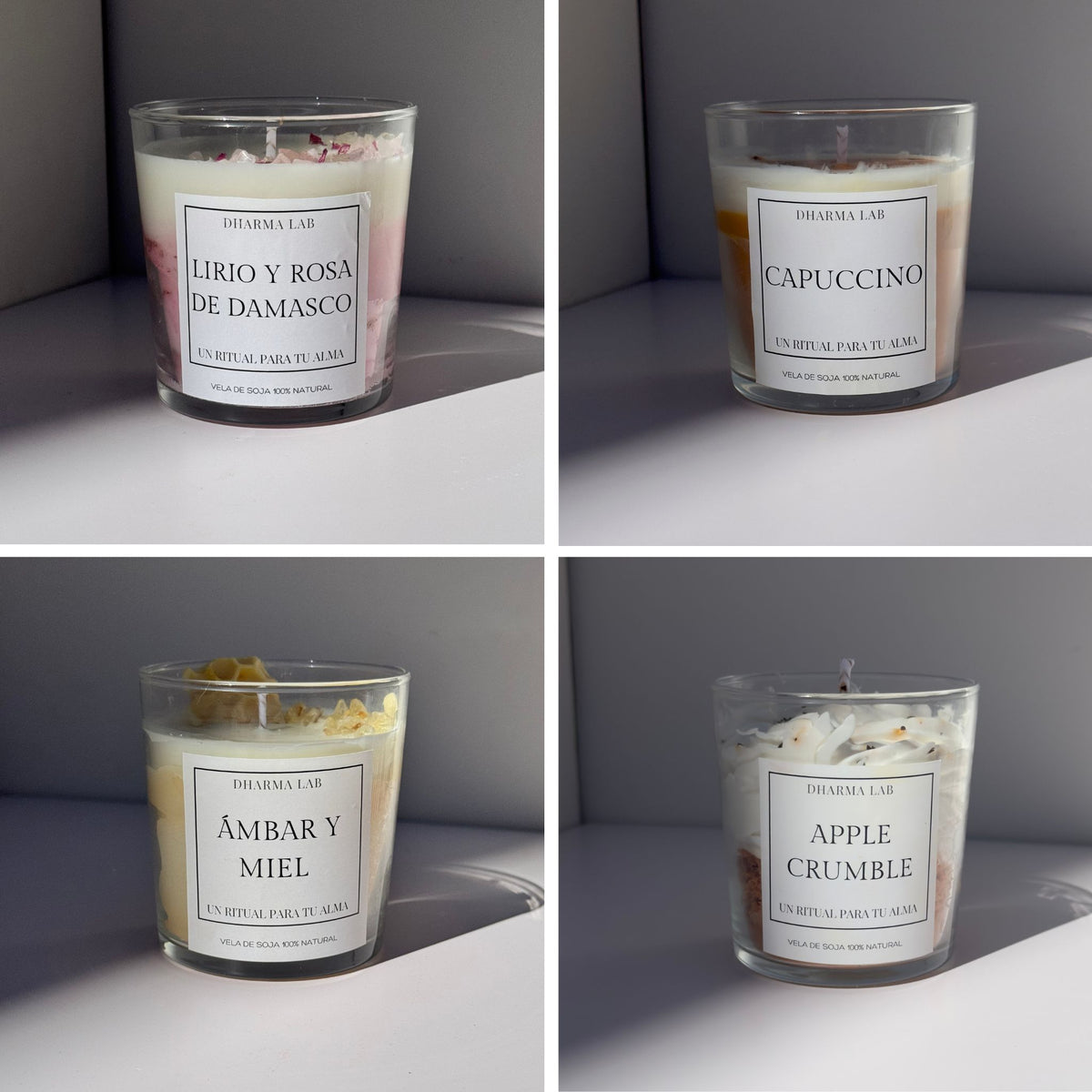 Pack 4 velas Colección Otoño