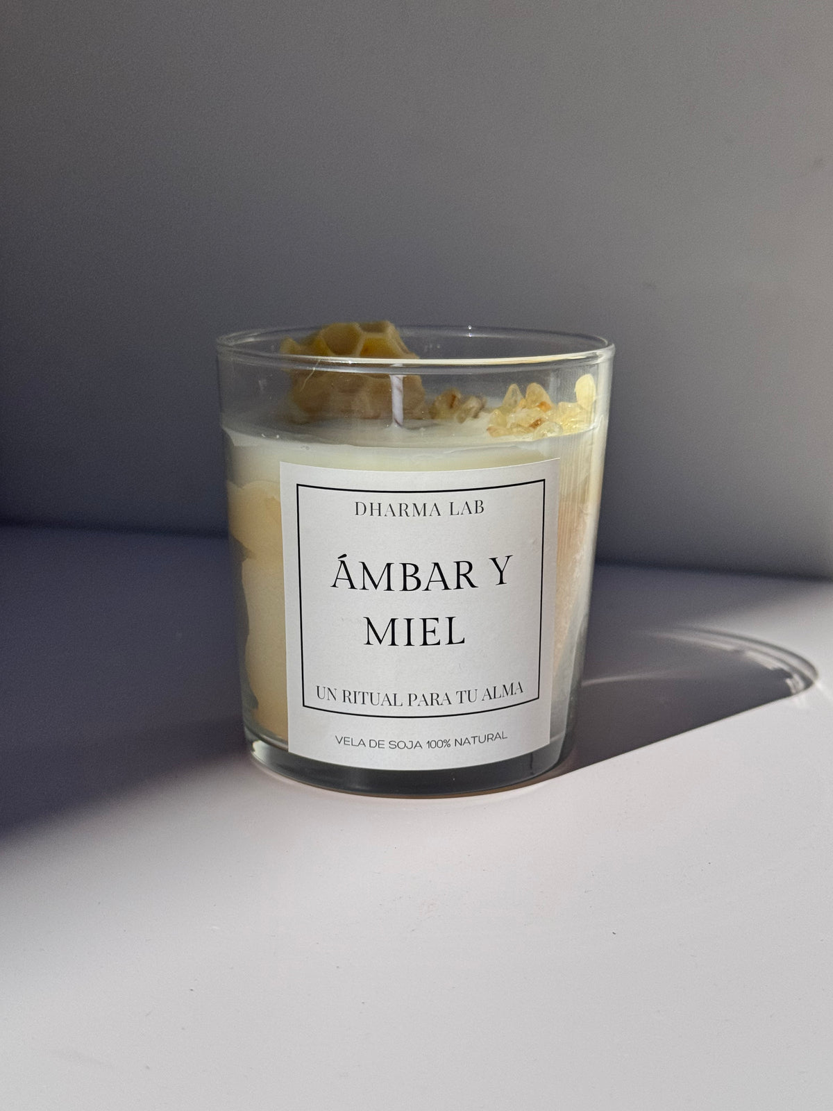 Vela Ámbar y Miel