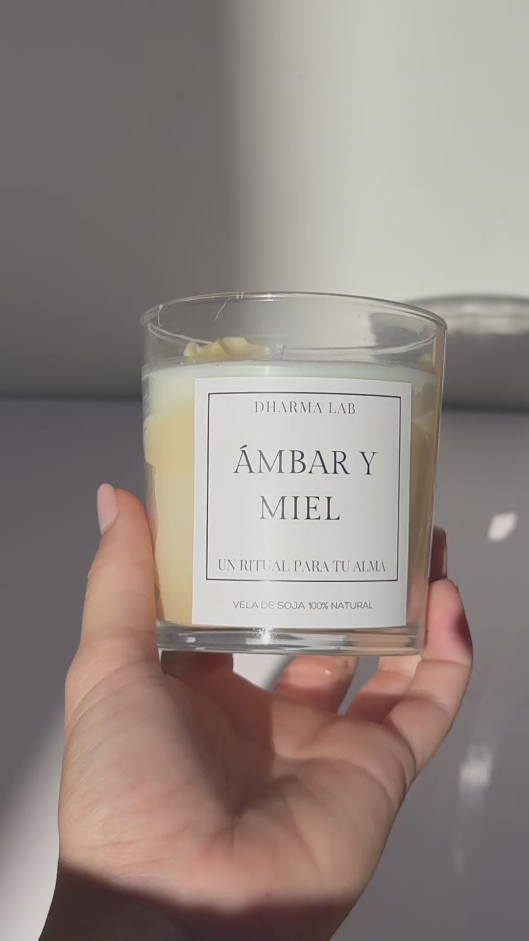 Cargar vídeo: Vela Ámbar y Miel